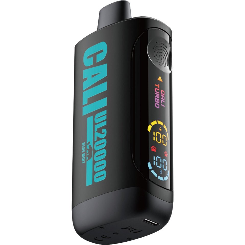 Blue Mint Cali UL20000 Black Series Disposable Vape - 5% Nic 4 Blue Mint Cali UL20000 Black Series Disposable Vape - 5% Nic