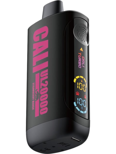 Strawberry Mango Cali UL20000 Black Series Disposable Vape - 5% Nic